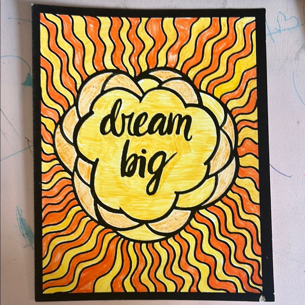 Vibrant Dream Big Art Print